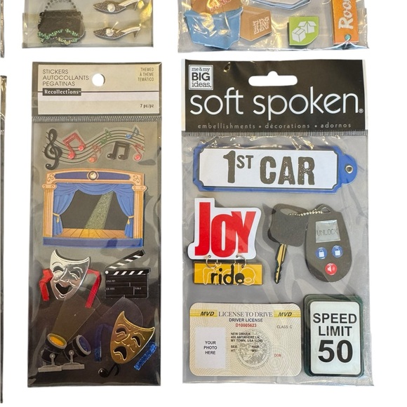 Important Milestones Scrapbooking Sticker Set - Picture 4 of 12